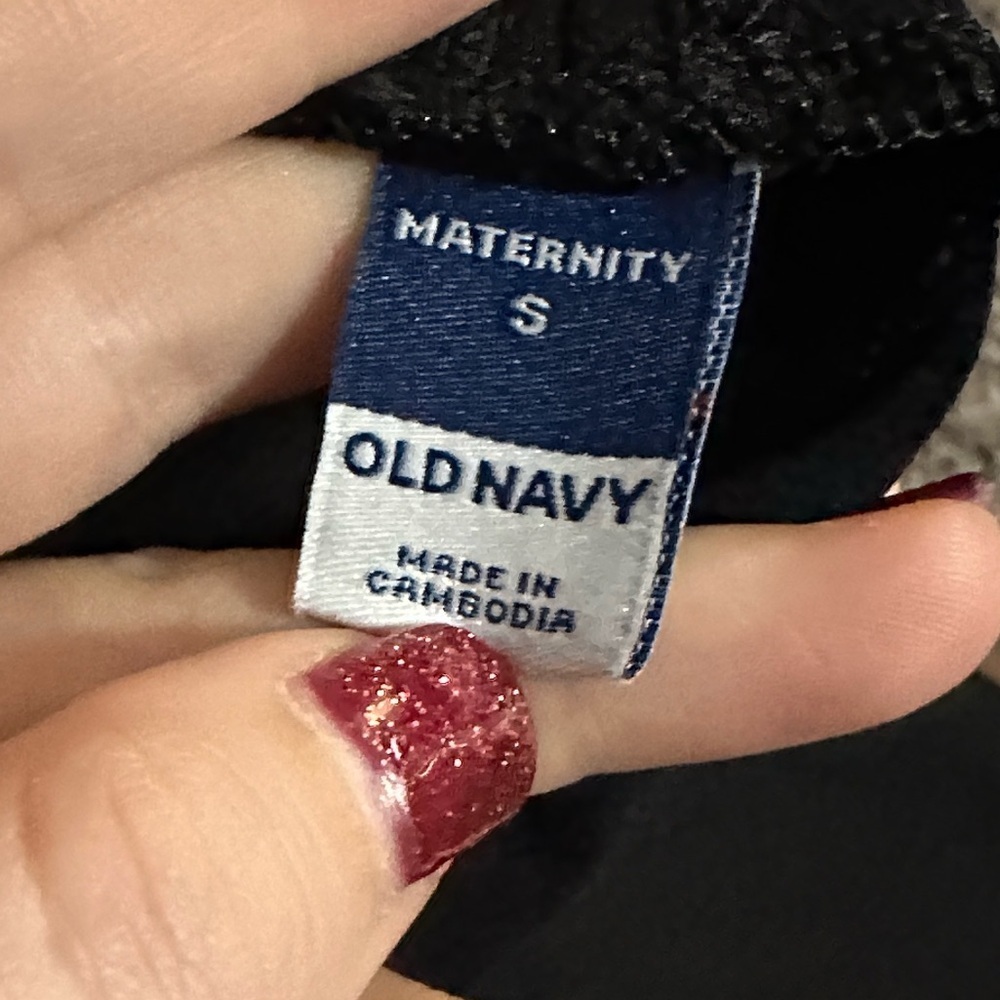 Old Navy Maternity Black Leggings size small - Picture 6 of 7